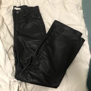 Black Leather Pants